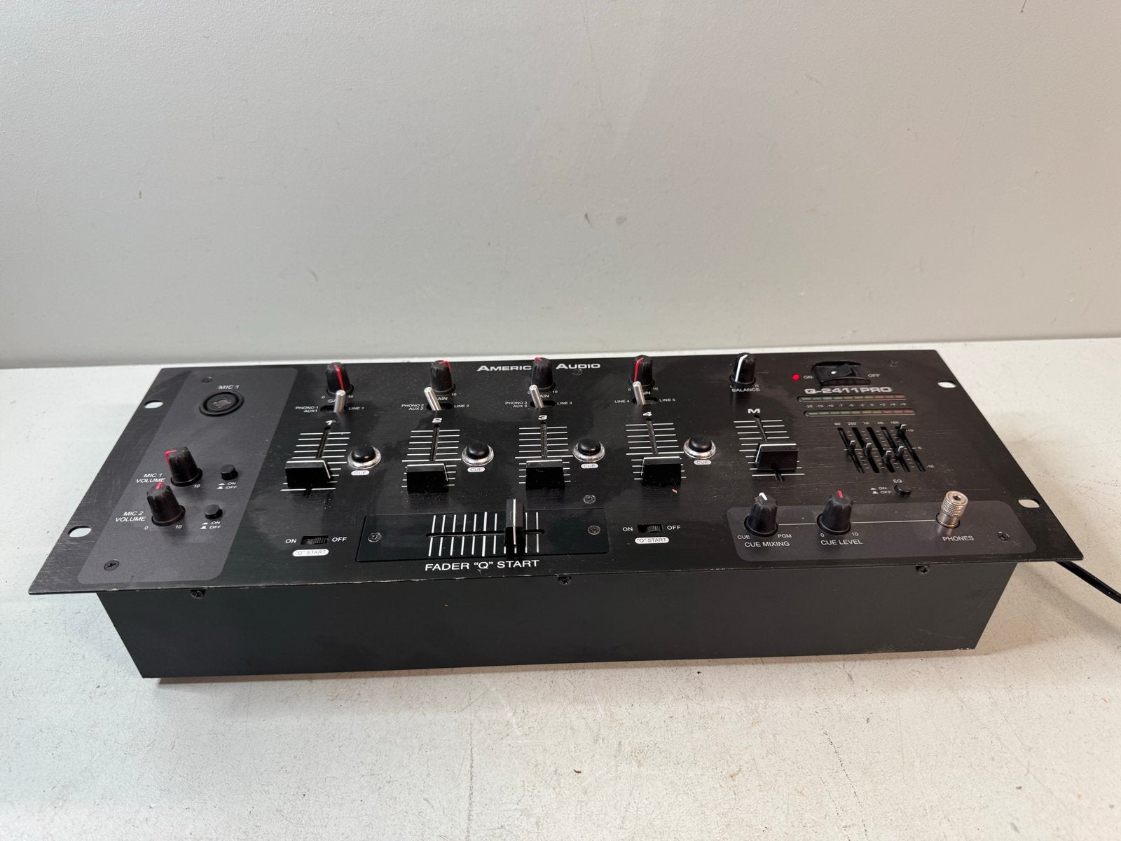 American Audio Q-2411PRO DJ Mixer - Gebruikt, Gebruikt, ?, ?, ?