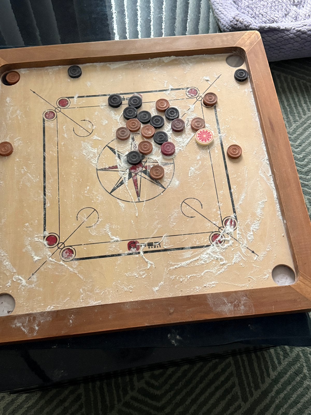 Carrom - Hardhout, Ophalen of Verzenden, Nieuw, Rechthoekig, Hout