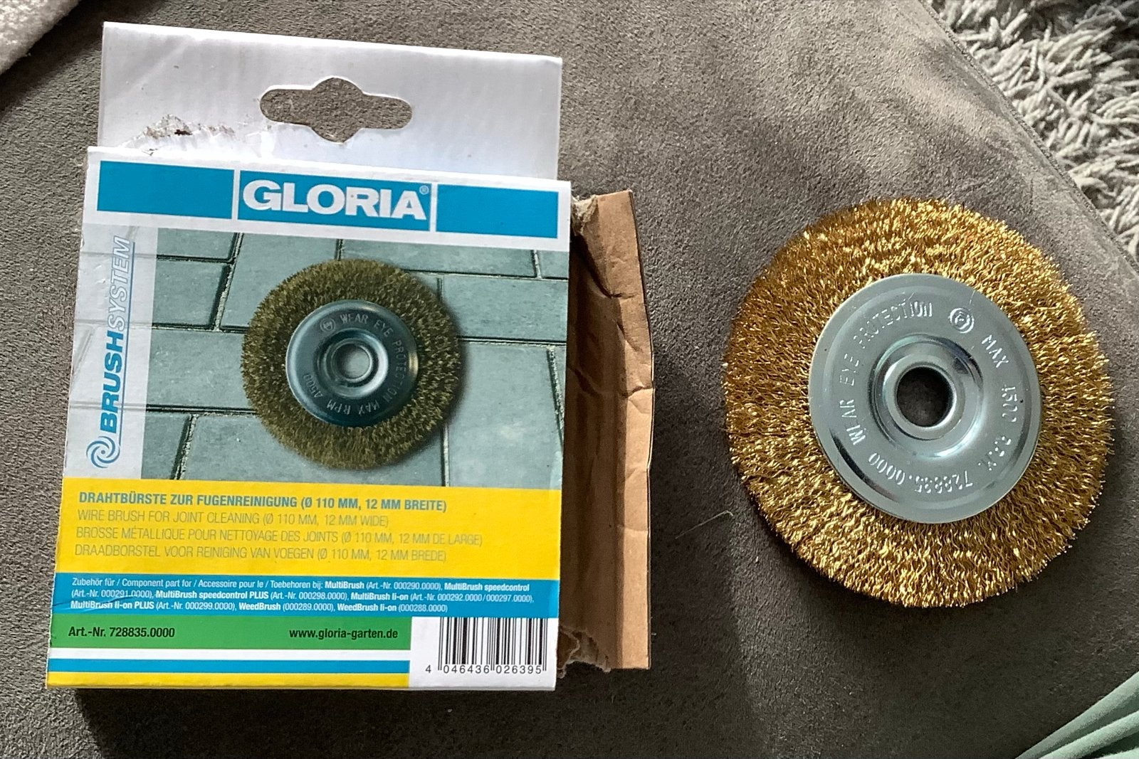 Gloria multibrush Draadborstel voor voegenreiniging, Tuin en Terras, Ophalen of Verzenden, Nieuw