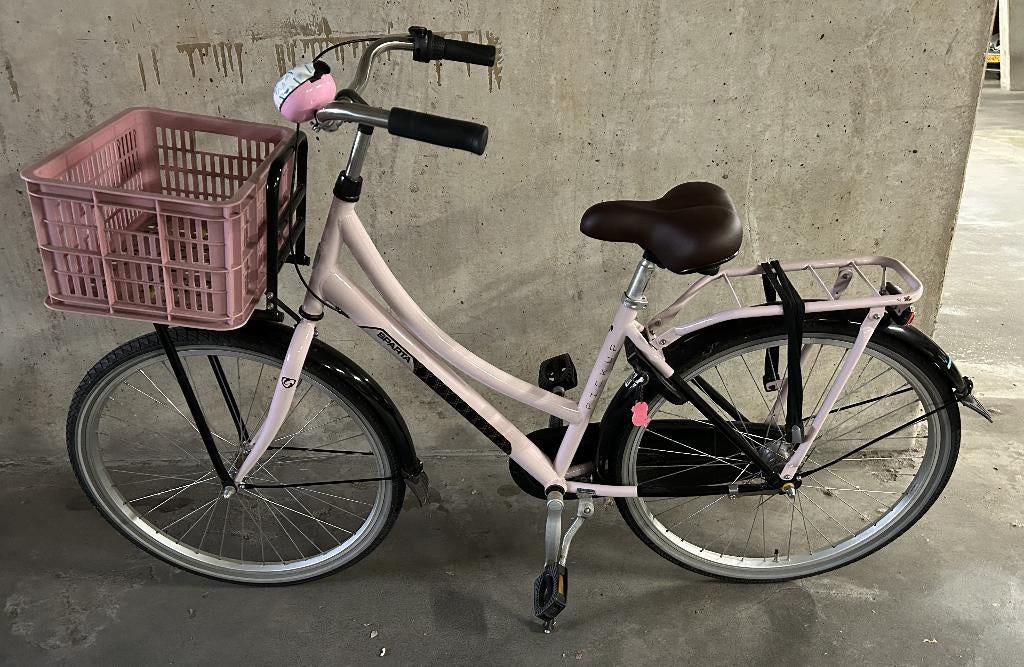 SPARTA Pick-Up 3v 26 inch, krat, AXA slot, rose, Terugtraprem, Sparta, Versnellingen, Zo goed als nieuw