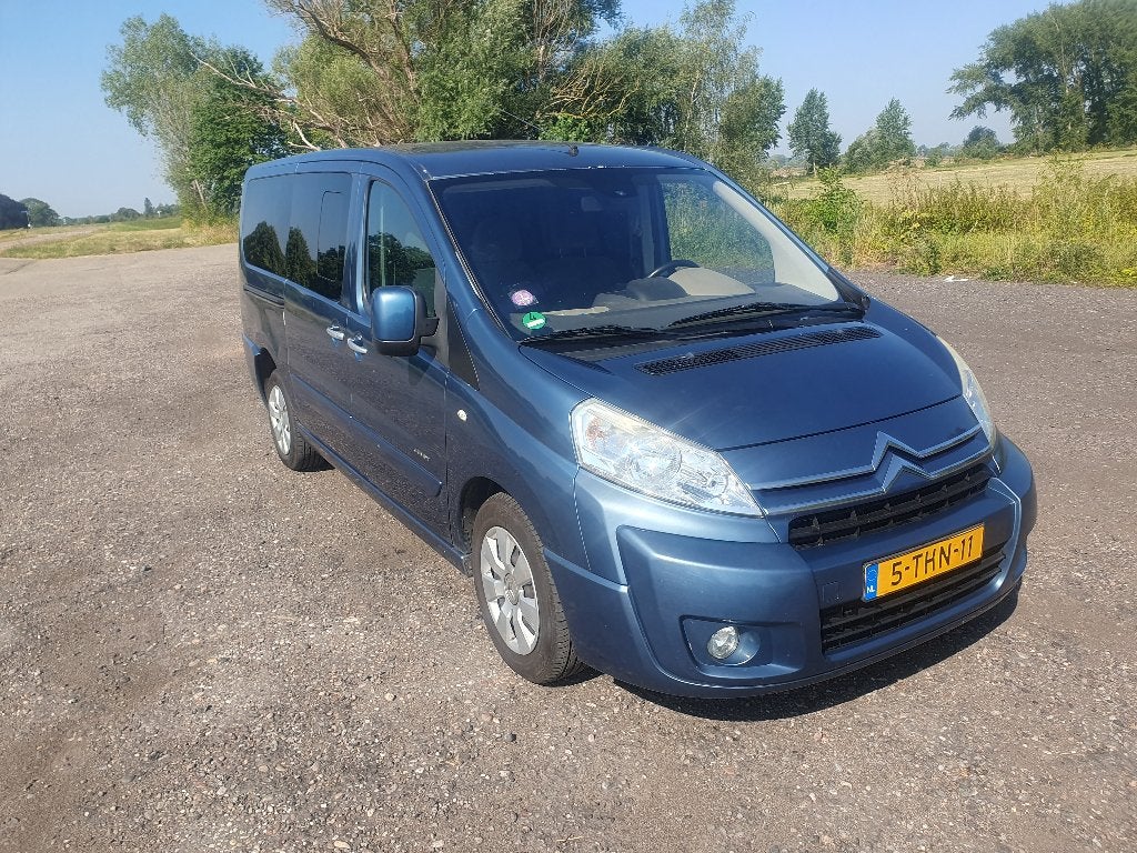Citroën Jumpy 9-Pers L2H1 ; LPG + Benzine; 2009; APK 2027 |, Voorwielaandrijving, 1962 kg, 4 cilinders, Blauw