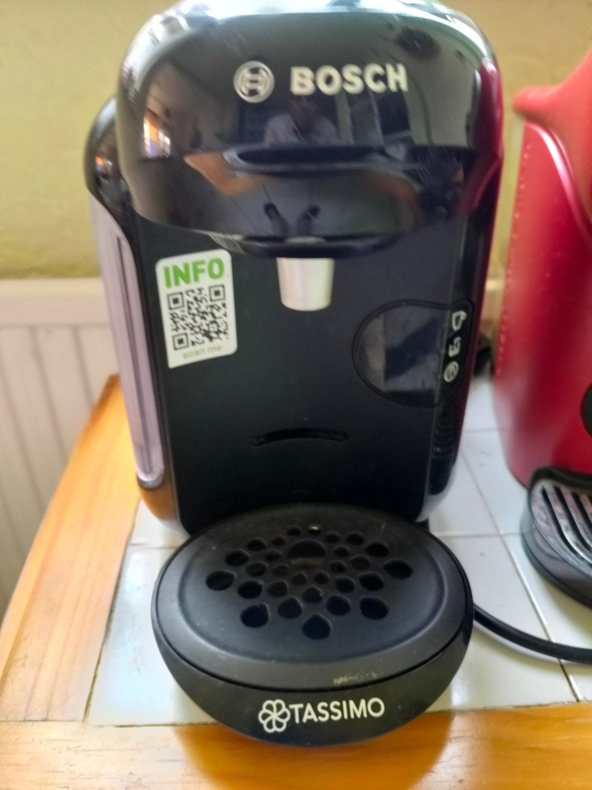 Bosch Tassimo Vivy 2 - Compacte en stijlvolle koffiemachine, Ophalen, Gebruikt, Koffiemachine, 1 kopje