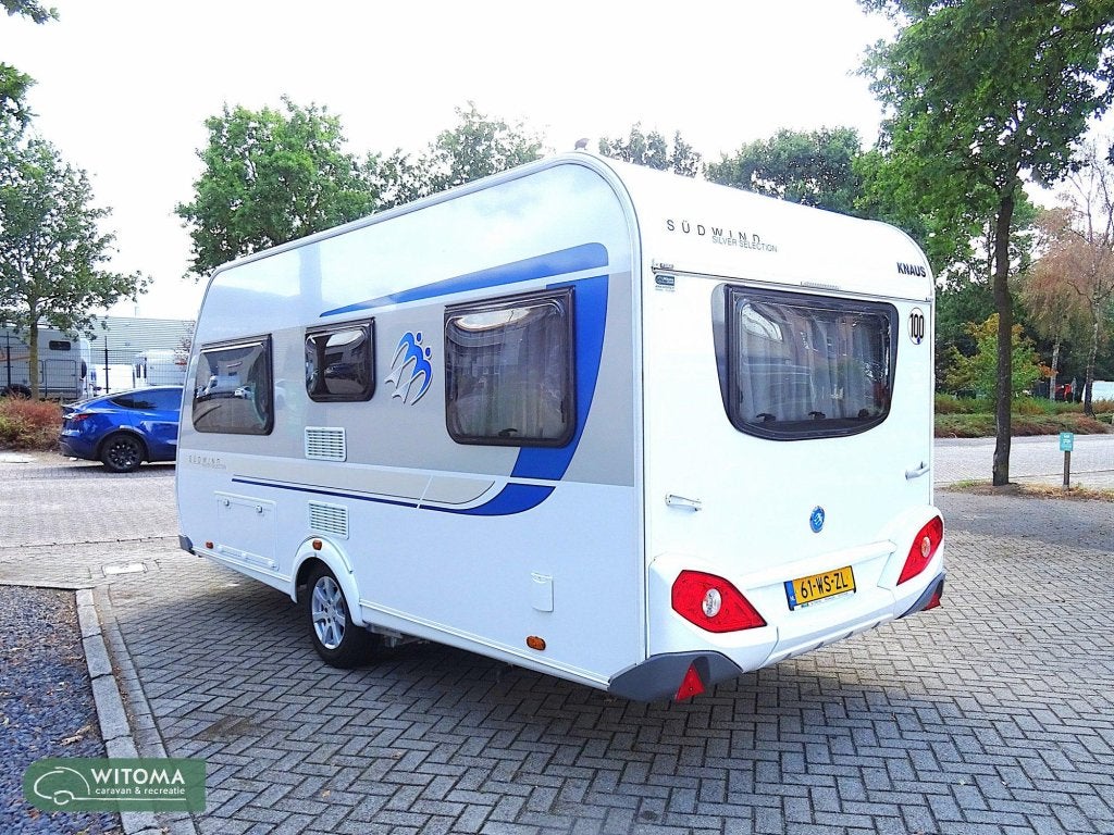 Knaus Sudwind 450 FU Mooi complete caravan, Caravans en Kamperen, Caravans, Rondzit, Bedrijf, Overige typen, Knaus