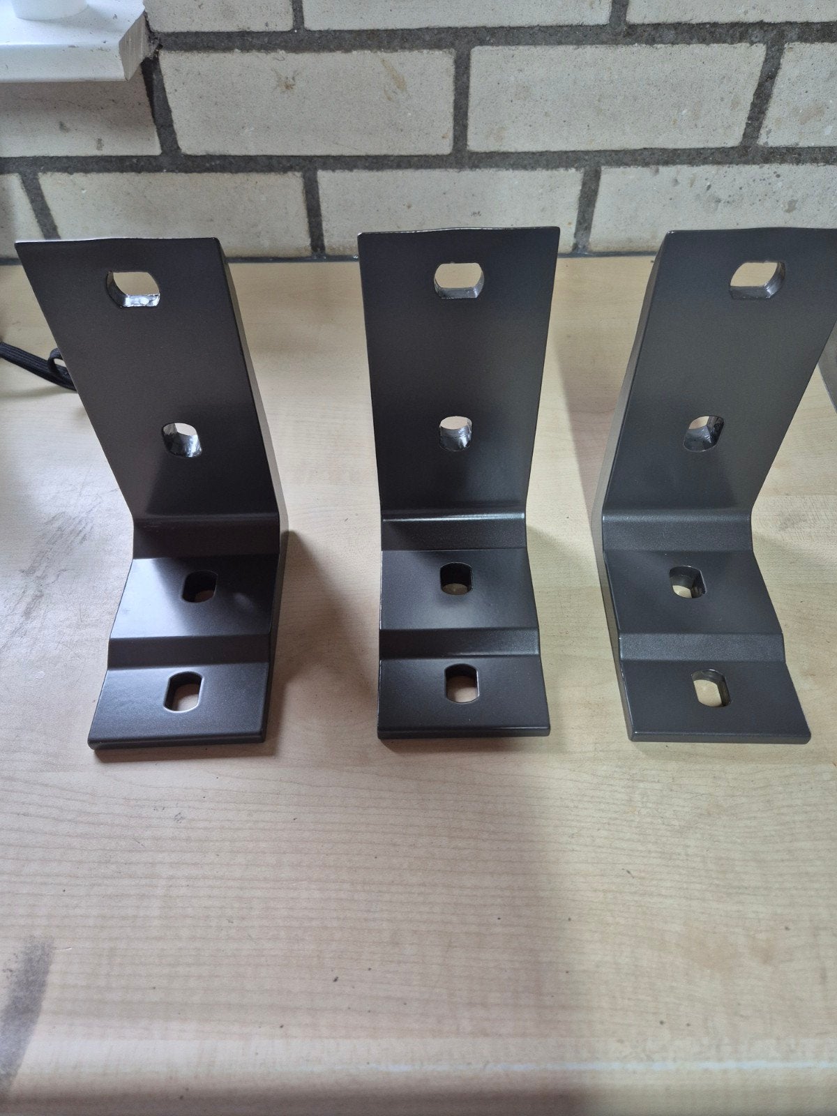 Soluna Donkergrijze Metalen Plafondhouders voor Markiezen, Overige typen, Nieuw, Minder dan 5 m², Overige materialen
