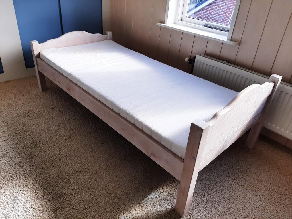 Matras, Ophalen, 90 cm, Eenpersoons, Wit
