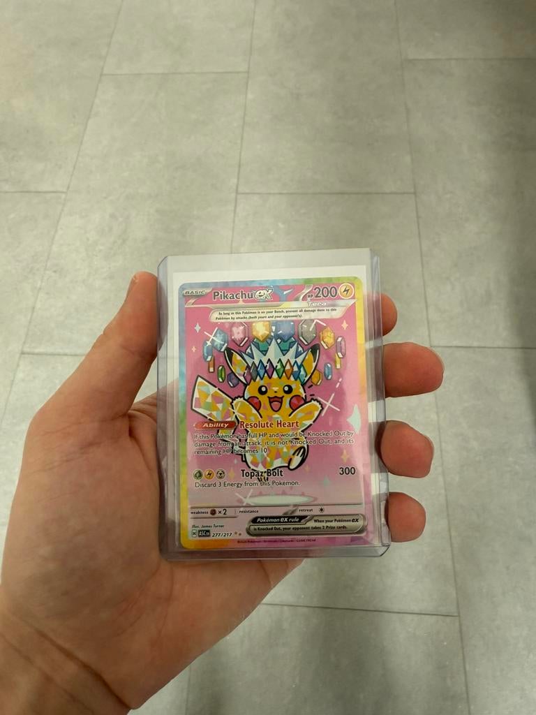 Pikachu ex 277/217, Ophalen of Verzenden, Nieuw