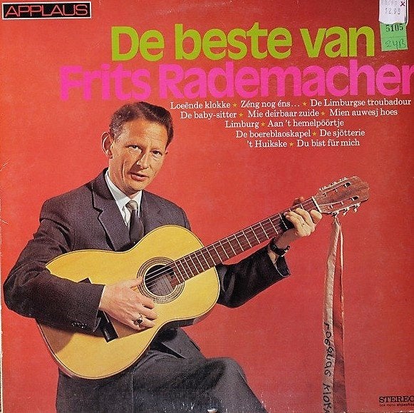 LP - Frits Rademacher - De beste van..., LP, Inclusief binnenhoes, Ophalen of Verzenden, Zo goed als nieuw