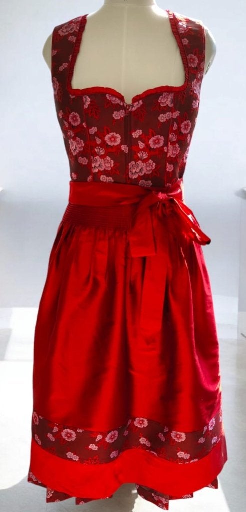 2-delige Dirndl maat 54 tm 60 katoen XXXXXL, Kleding | Dames, Carnavalskleding en Feestkleding, Trachtenmode.nl, Maat 46/48 (XL) of groter