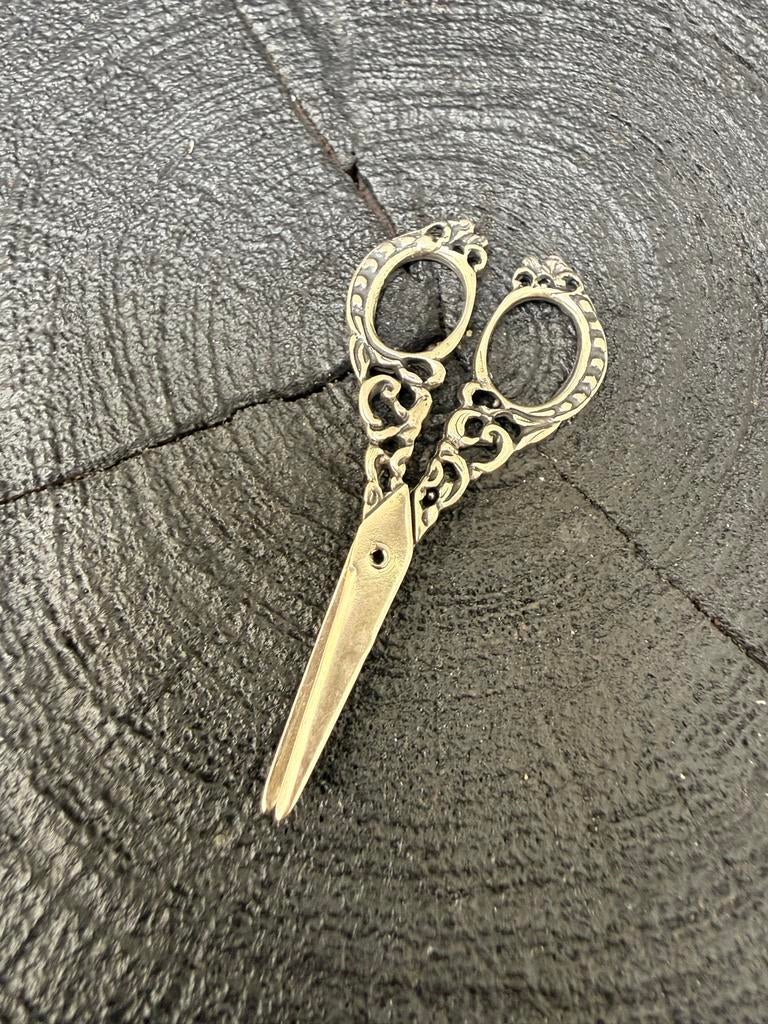 Zilveren miniatuur schaar 800, Verzenden, Zilver