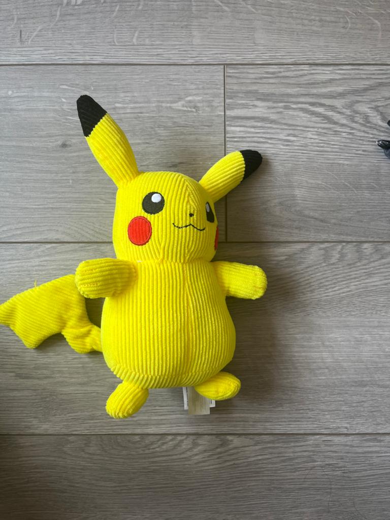 Kleine Pikachu Knuffel - Ribstof Geel, Ophalen, Overige merken, Geel, Overige typen