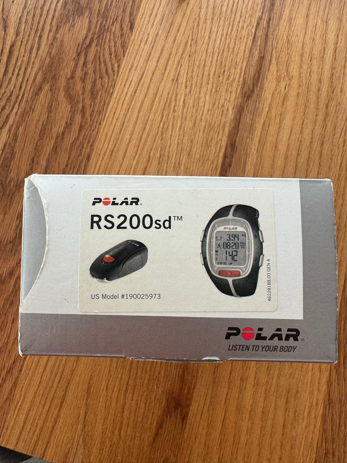 Polar RS200sd sporthorloge met hartslagmeter en stappentelle, Sport en Fitness, Overige merken, Gebruikt, Ophalen of Verzenden