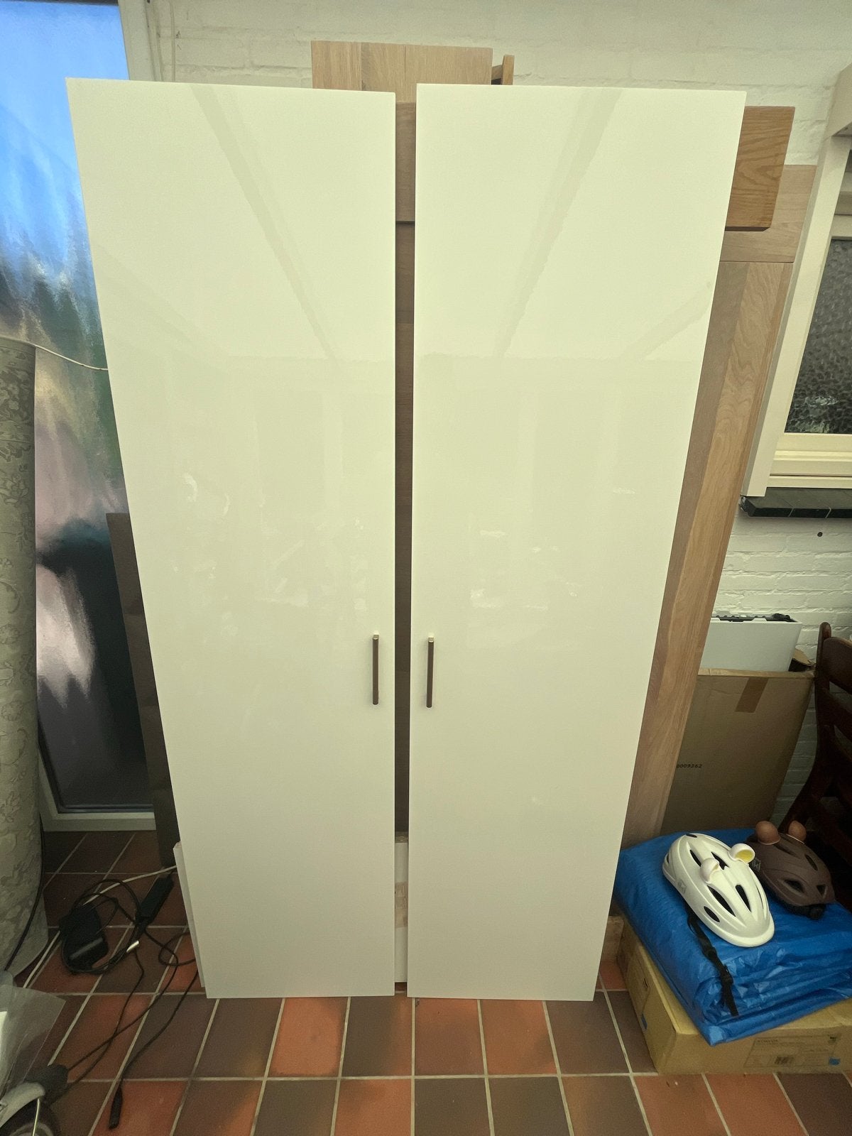 4x Ikea Fardal deur Pax hoogglans wit 50x195, Ophalen, 50 tot 100 cm, Zo goed als nieuw, Minder dan 25 cm