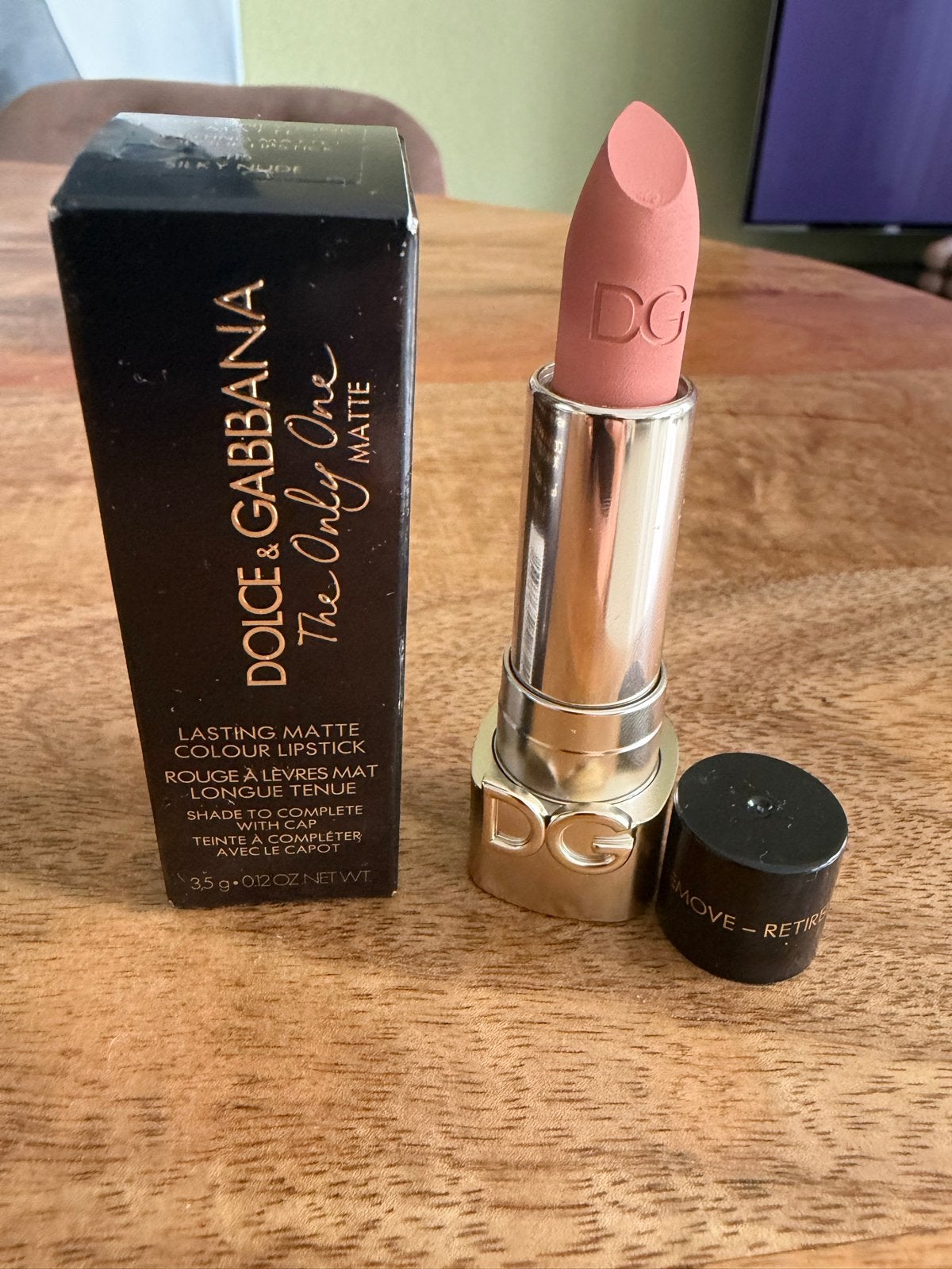 Dolce & Gabbana The Only One Matte Lipstick - Silky Nude, Lippen, Beige, Nieuw, Ophalen of Verzenden