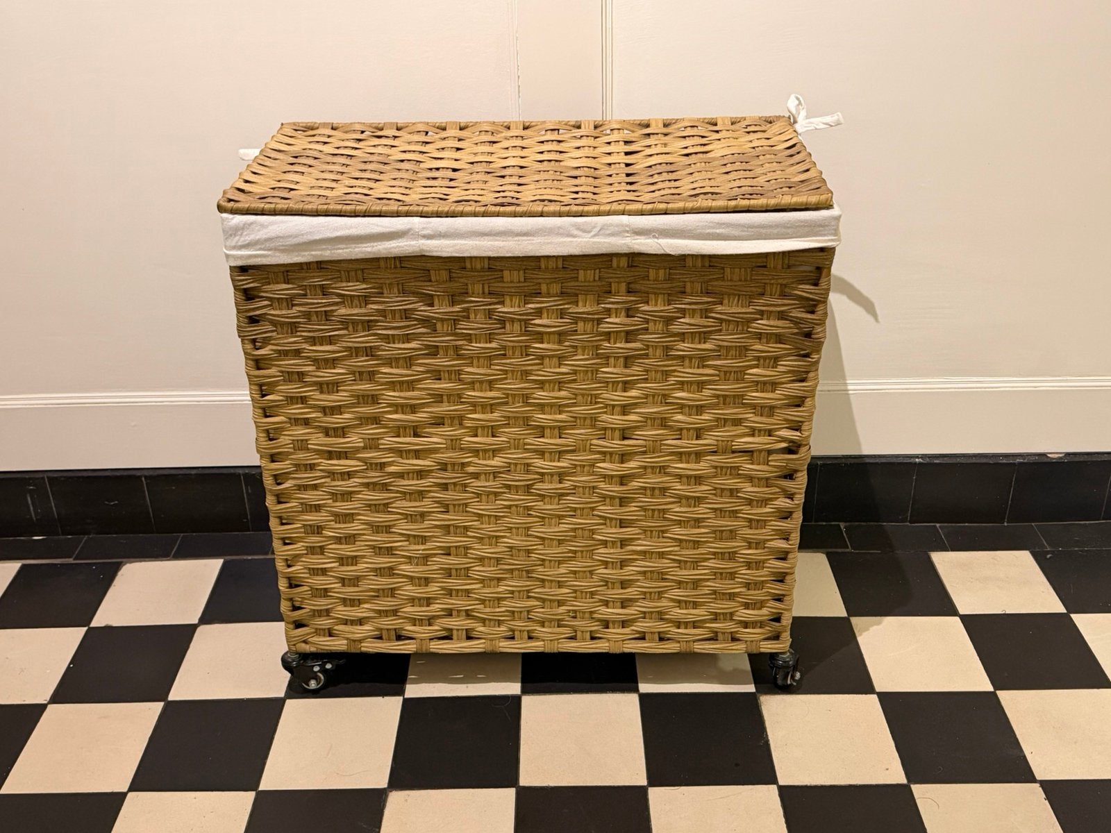Wasmand met 3 compartimenten, Ophalen, Zo goed als nieuw, 50 tot 100 cm, Minder dan 50 cm
