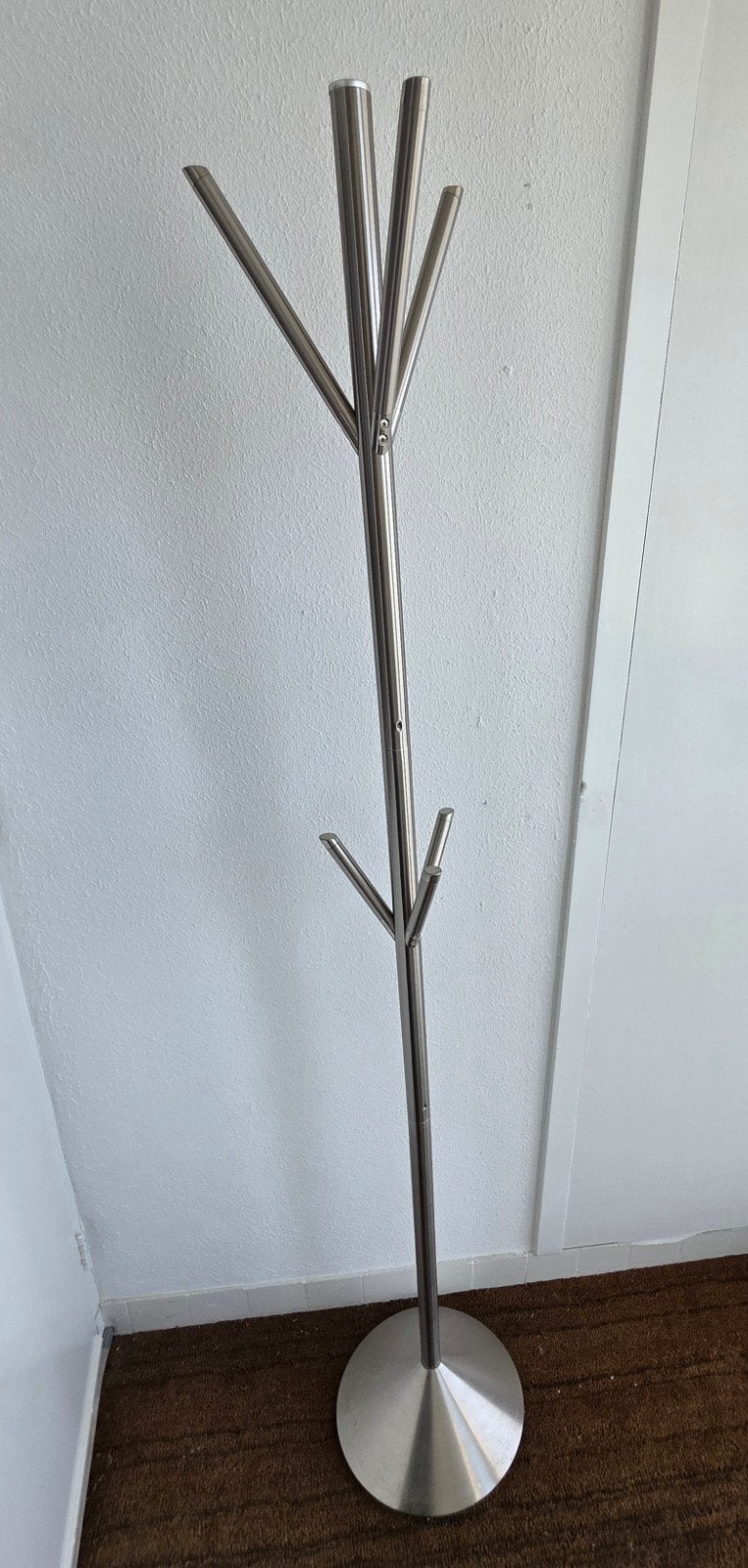 RVS Staande Kapstok 1.80m Hoog - Modern Design, Ophalen, Gebruikt, Metaal, Staande kapstok