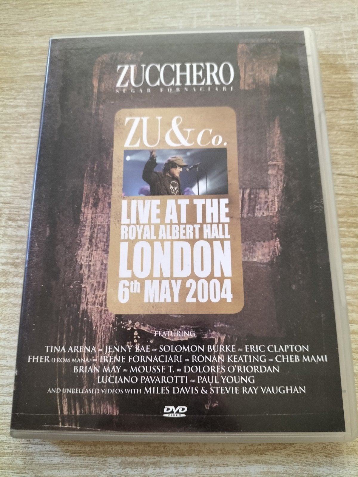 Zucchero - live at the Royal Albert Hall, Ophalen of Verzenden