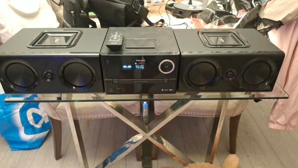 Philips Microset boxen  cd speler, Radio en Bluetooth, Audio, Tv en Foto, Ophalen of Verzenden