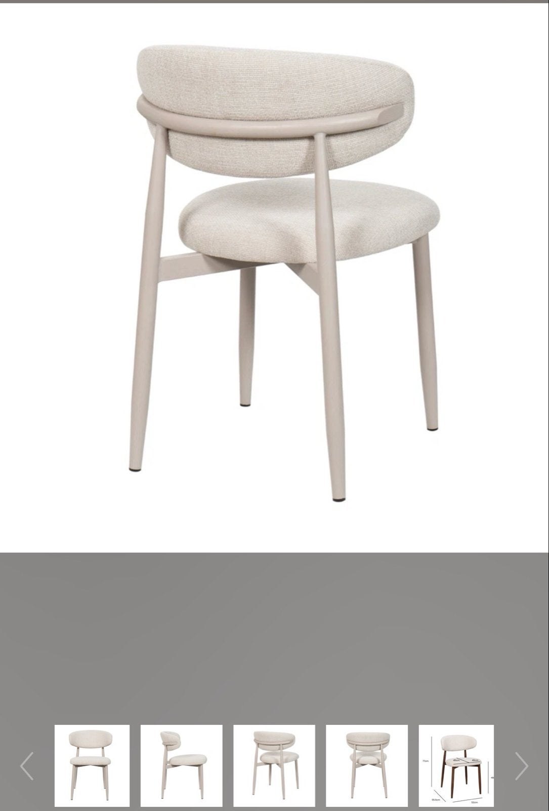 Japandi eetkamerstoelen 5x HELEMAAL NIEUW, Ophalen, Overige kleuren, Zo goed als nieuw, Eén