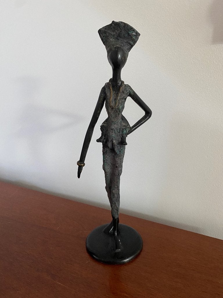 Bronzen beeld, Ophalen