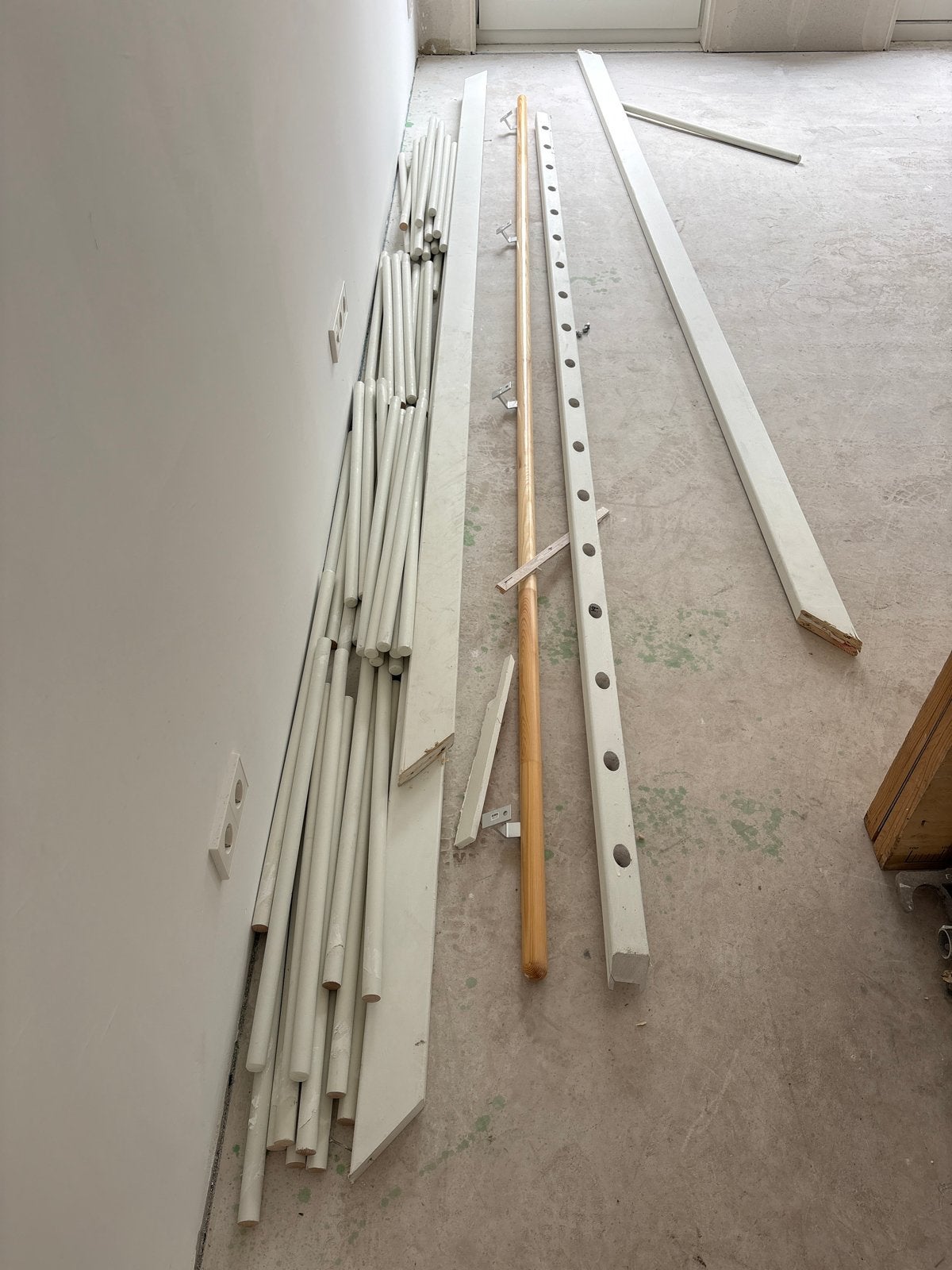 2x Nieuwe trapleuning inclusief spijlen - 3,5m, Ophalen of Verzenden, Nieuw, Trap