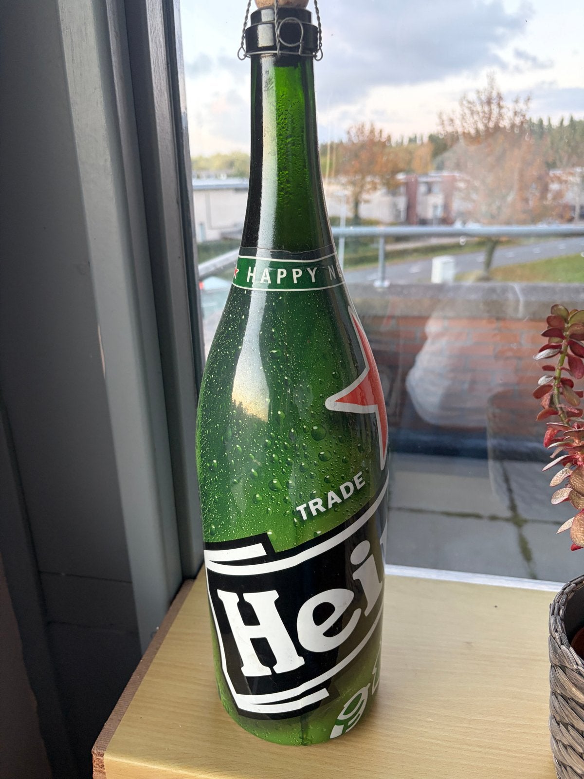 Heineken Millennium Fles 3 Liter - Collectors Item, Ophalen of Verzenden, Gebruikt, Flesje(s), Heineken