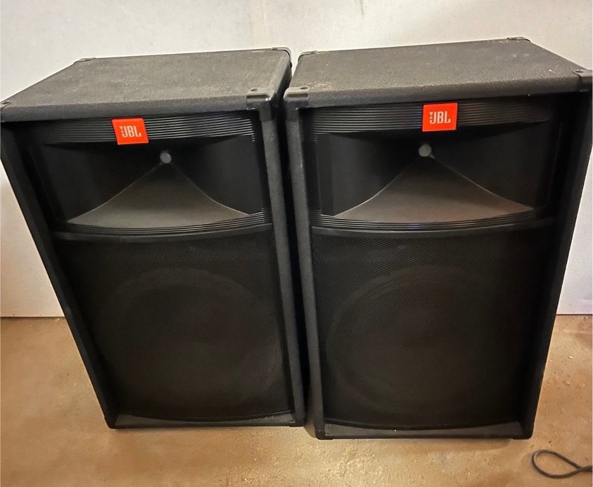 2x JBL TR125 - TR Series 125 PA-Speakers, Ophalen, Gebruikt