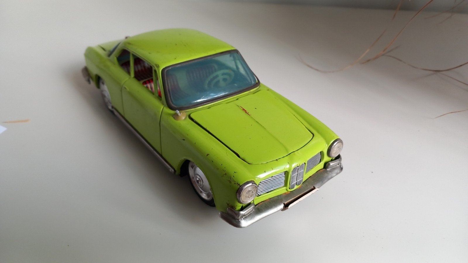 Vintage blikken speelgoedauto BMW 3200 CS coupe Bertone, Ophalen, Gebruikt, Auto