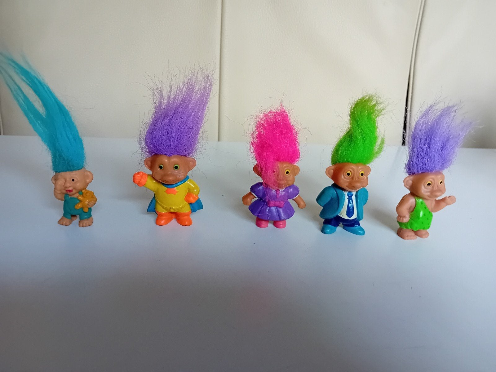5 vintage trollen, Ophalen of Verzenden, Gebruikt