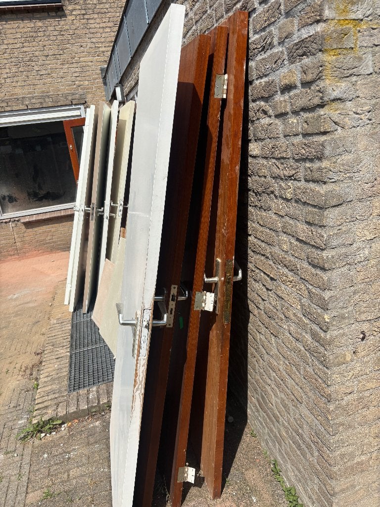 Stompe massieve binnendeuren, Ophalen, Gebruikt, Binnendeur, 200 tot 215 cm