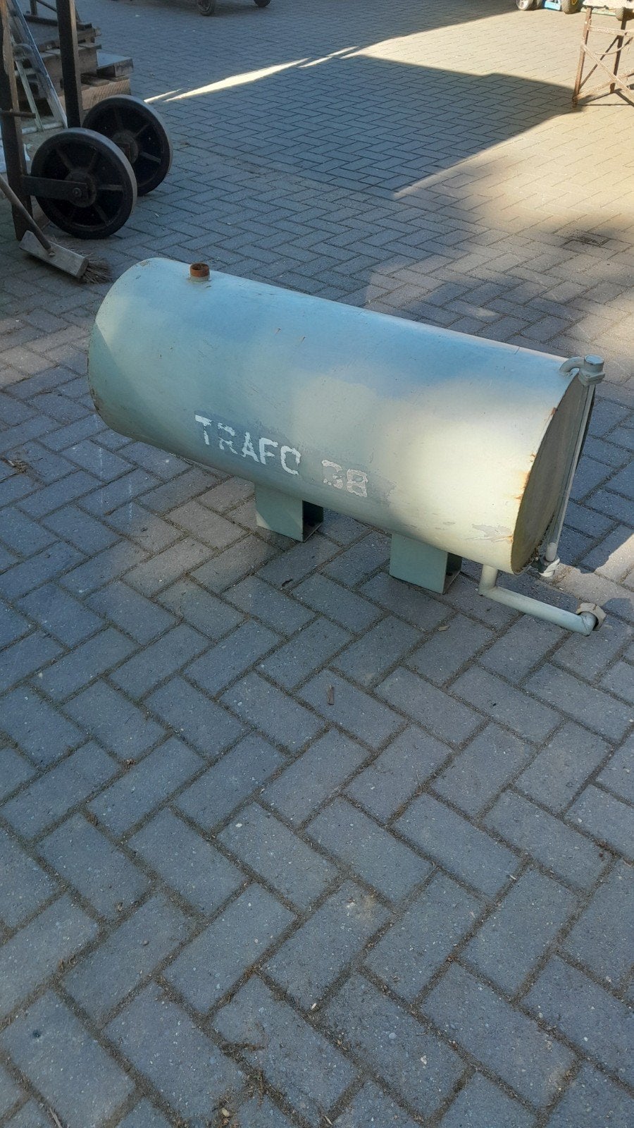 Brandstof opslagtank, Ophalen, Gebruikt