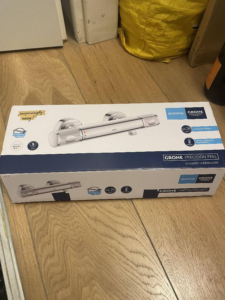 Grohe Thermostatische Douchekraan Precision Feel Chroom, Doe-het-zelf en Verbouw, Sanitair, Ophalen of Verzenden, Zo goed als nieuw