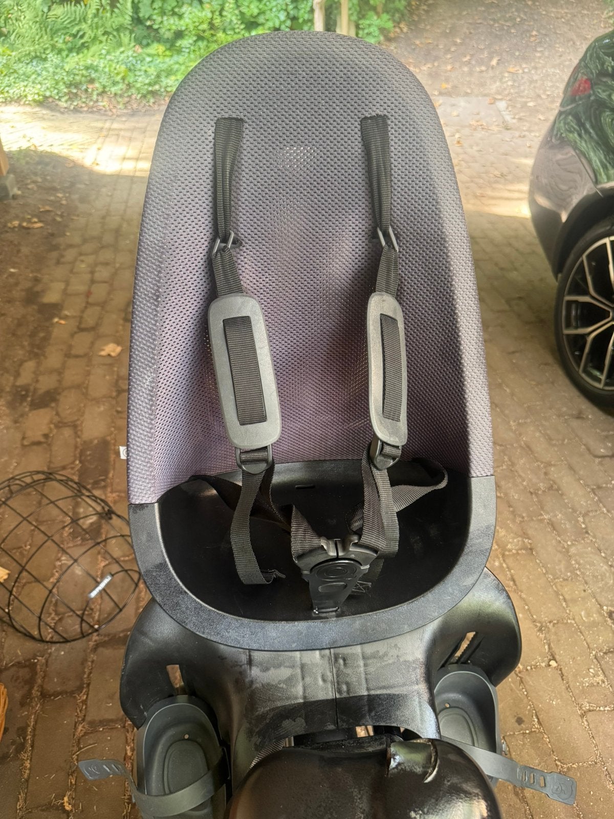 Qibbel fietsstoeltje achter, fietszitje, Fietsen en Brommers, Achterzitje, 9 t/m 18 kg, Ophalen of Verzenden, Gebruikt