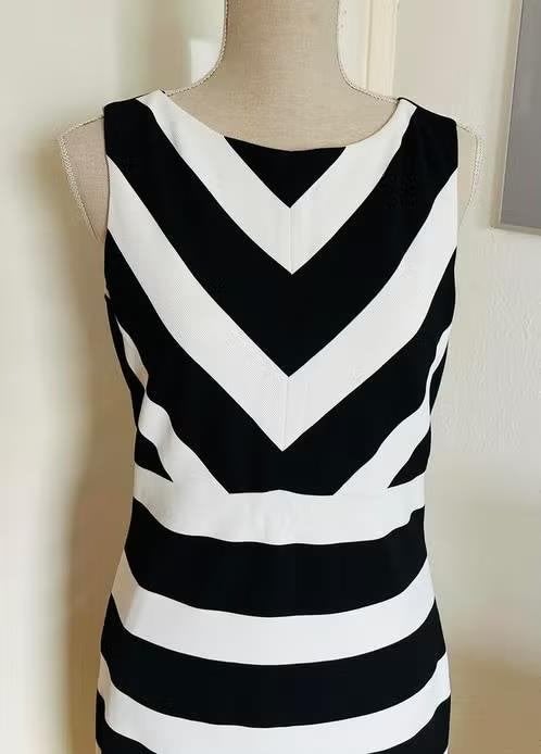 Claudia Strater zwart/witte jurk maat 38/40, Kleding | Dames, Maat 38/40 (M), Zwart, Ophalen of Verzenden, Zo goed als nieuw