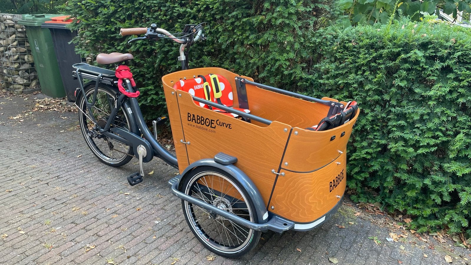 Babboe Curve e Bakfiets - incl Maxi-Cosi houder en ten, Ophalen, Gebruikt, 4 kinderen of meer, Elektrisch