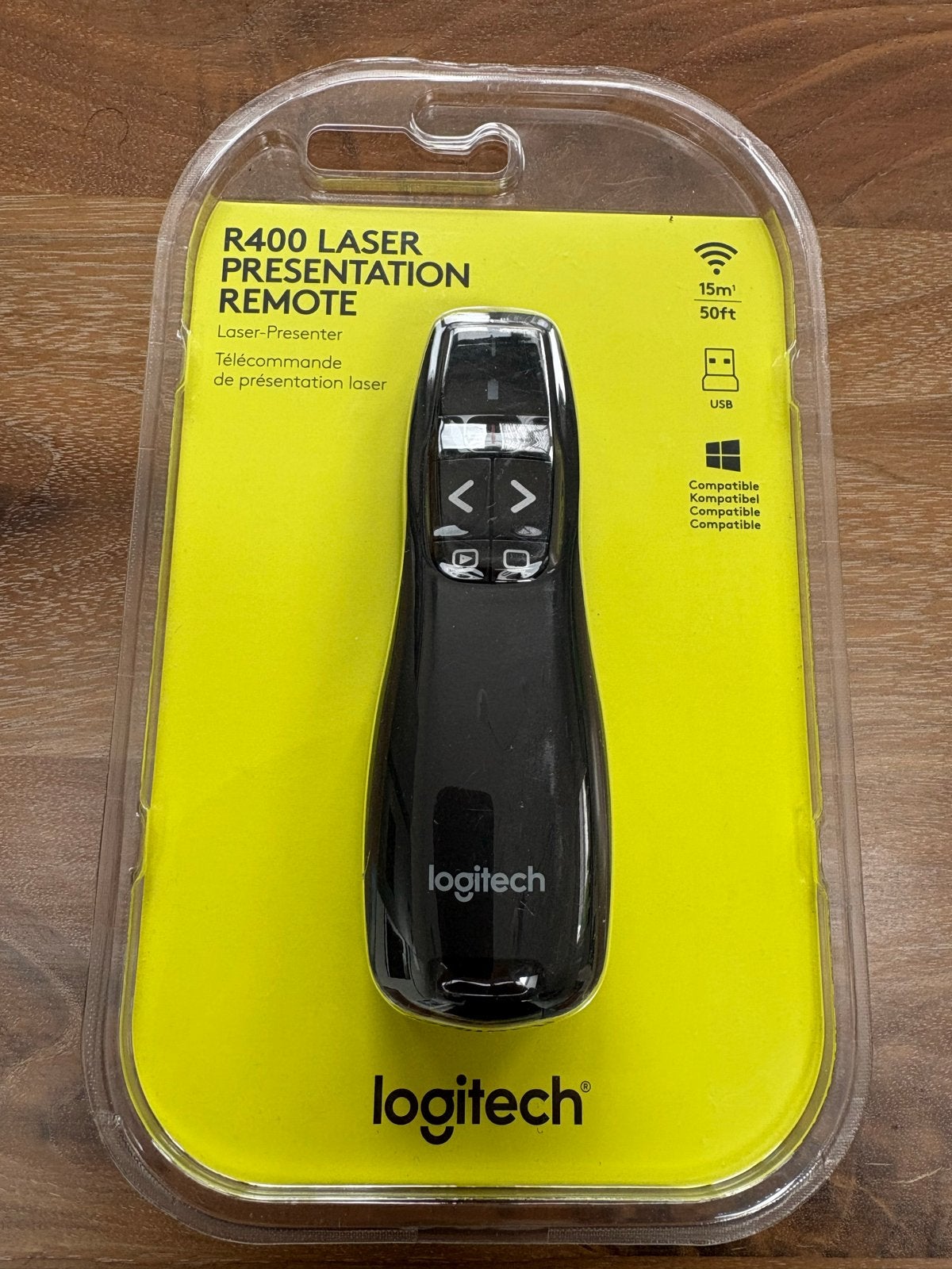 Logitech R400 Laser Presentatie Afstandsbediening, Computers en Software, Ophalen of Verzenden, Nieuw, MacOS
