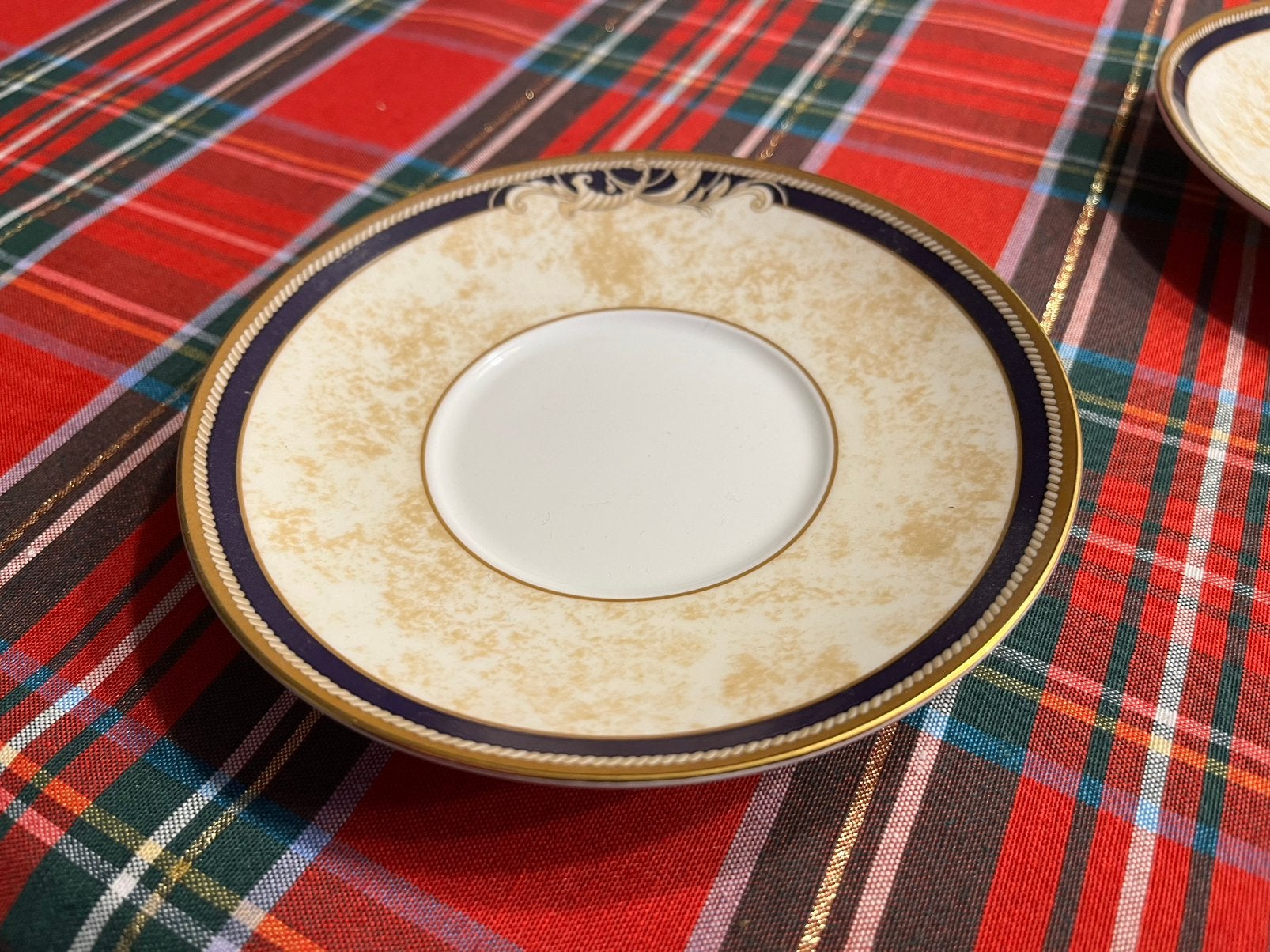 Wedgwood Cornucopia koffie schotel, Ophalen of Verzenden