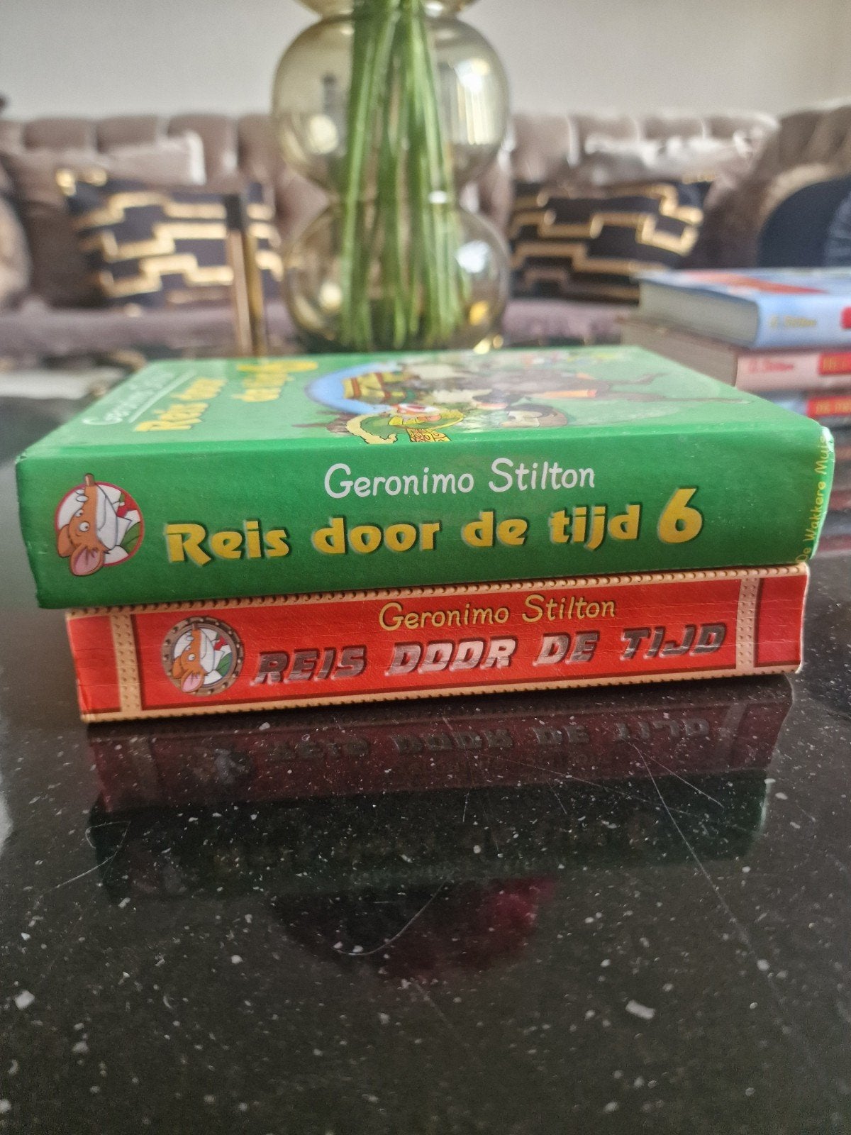 Geronimo Stilton: Reis door de Tijd (deel 1 en 6), Ophalen of Verzenden, Gelezen, Geronimo Stilton, Fictie algemeen
