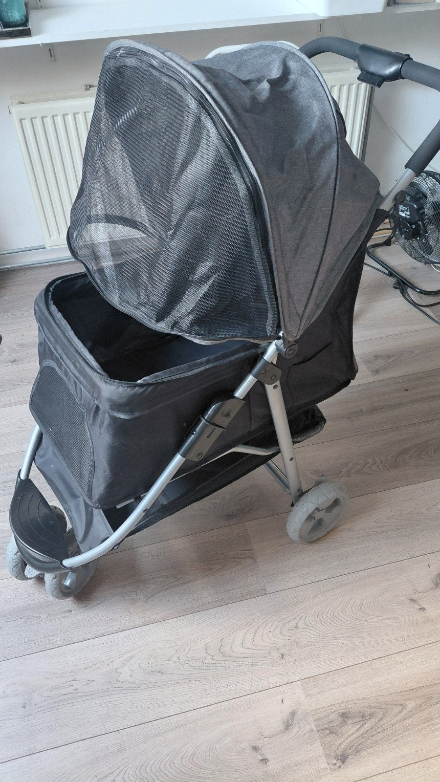 hondenbuggy, Ophalen, Zo goed als nieuw