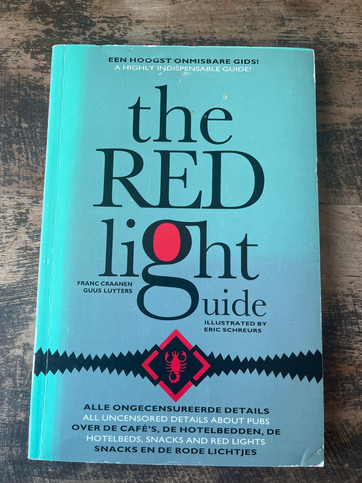 The Red Light Guide met illustraties Eric Schreurs, Boeken, Europa, Ophalen of Verzenden, Reisgids of -boek, Gelezen