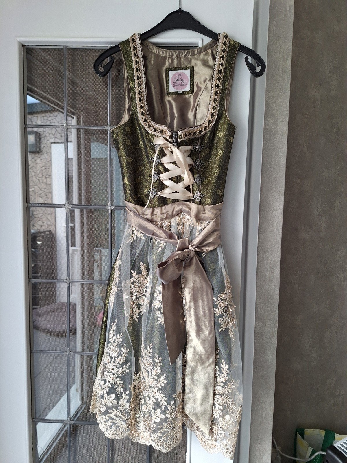 Marjo Dirndl met Kruger top, maat 34/36, Kleding | Dames, Ophalen of Verzenden, Zo goed als nieuw, Marjo & Kruger, Maat 36 (S)