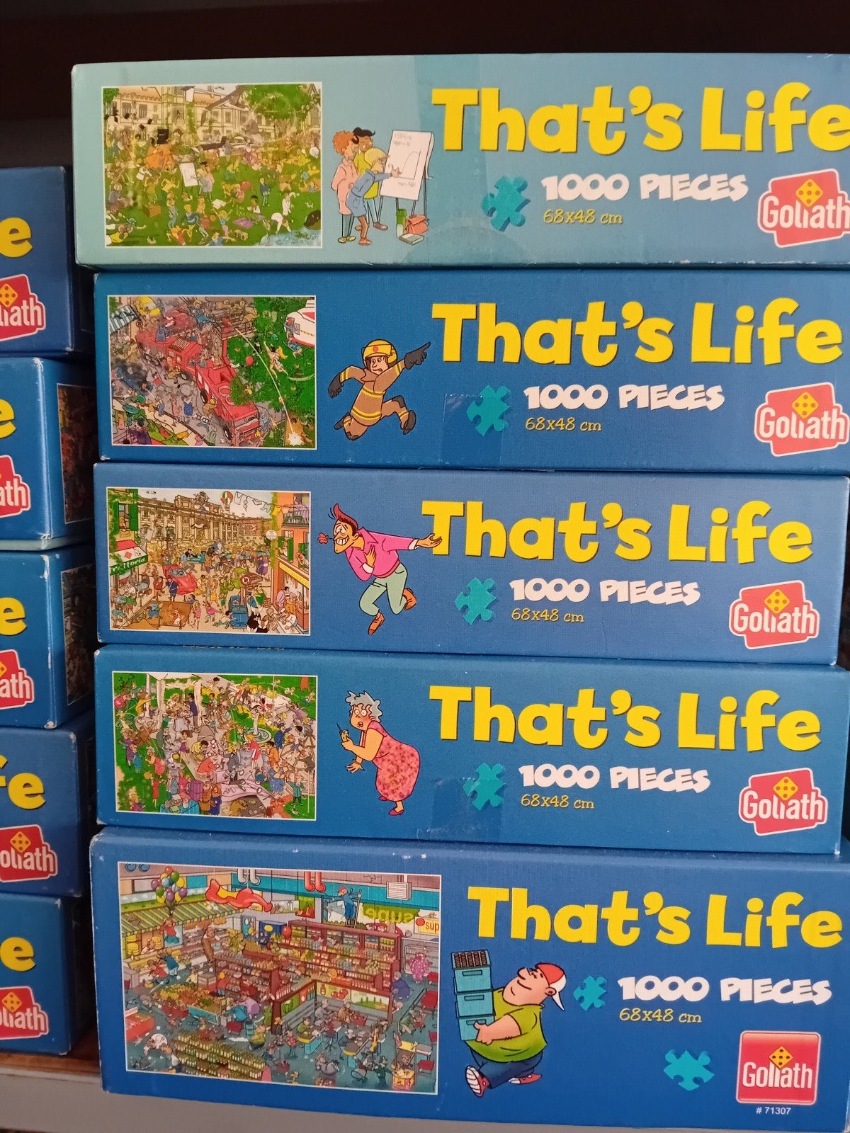 5x puzzel van 1000stukjes Compleet, Ophalen of Verzenden