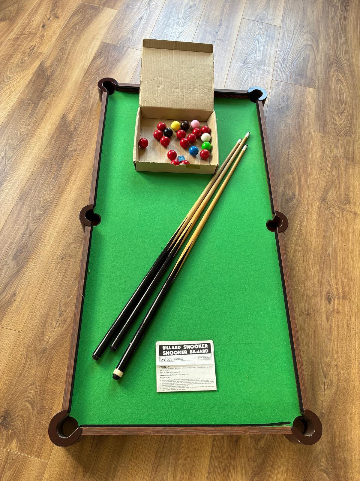 Monneret snookerbiljart tafel formaat, Sport en Fitness, Biljarten en Poolen, Ophalen, Zo goed als nieuw, Snookertafel
