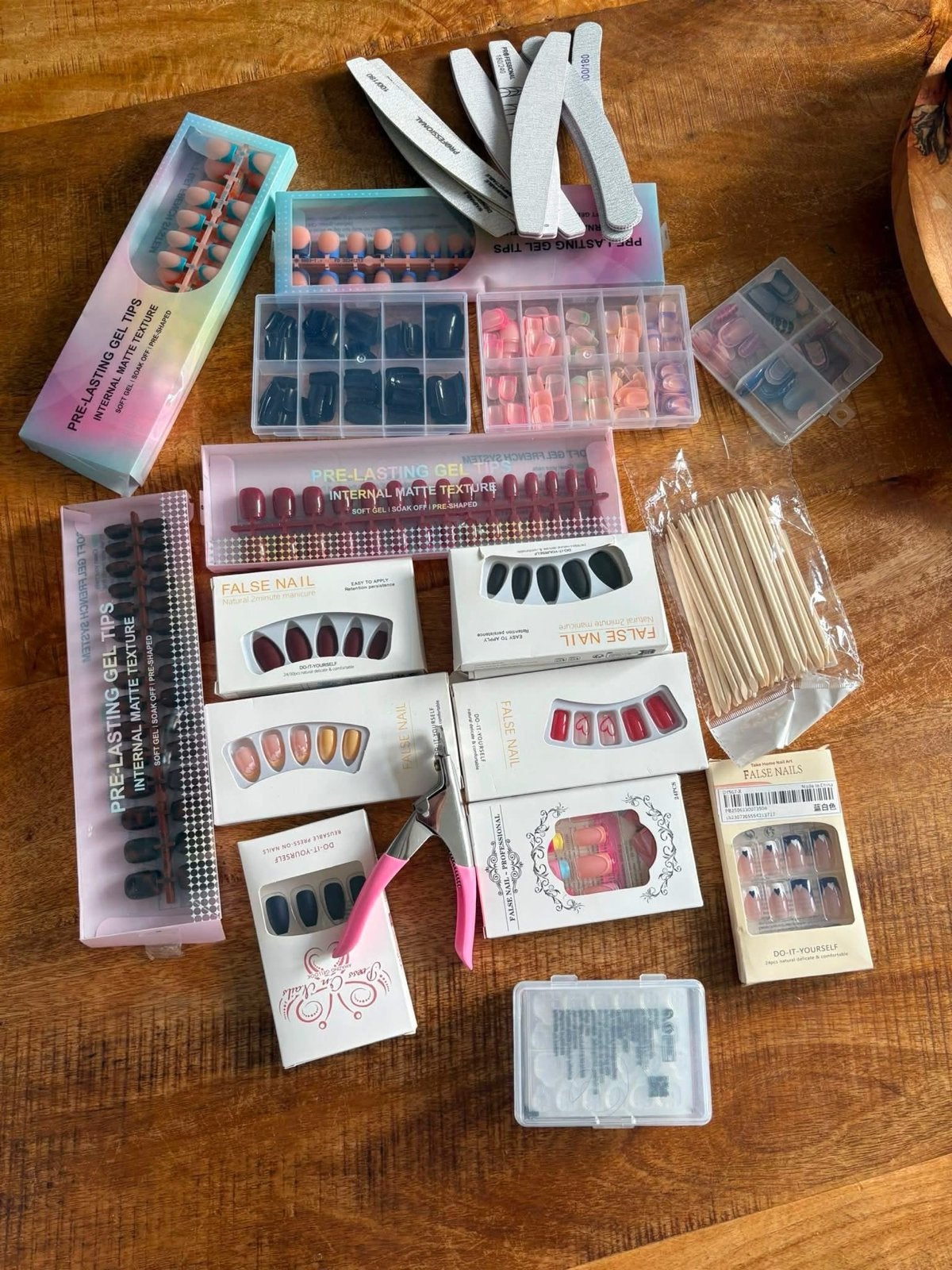 Grote set nepnagels, gel tips en nagelvijlen, Ophalen, Nieuw, Overige typen