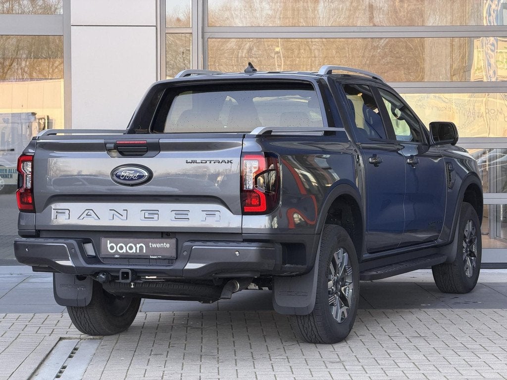 Ford Ranger Wildtrak 4X4 2.3 PHEV 279 PK | 5 zitplaatsen | 3, Auto's, Ford, Automaat, 12 maanden, Stof, Zwart