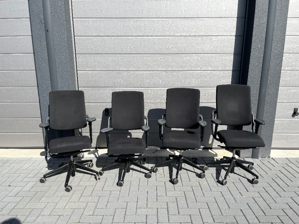 Rohde & Grahl Xenium ergonomische bureaustoel | 4 stuks, Ophalen, Gebruikt, Zwart, Bureaustoel