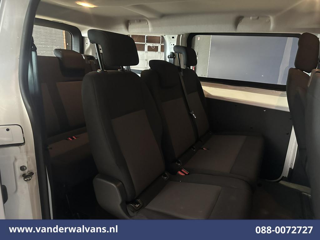 Opel Vivaro Combi 1.5 CDTI 120pk L2H1 Personenbus 9-Zits Eur, Auto's, Voorwielaandrijving, Stof, Parkeersensor, Wit