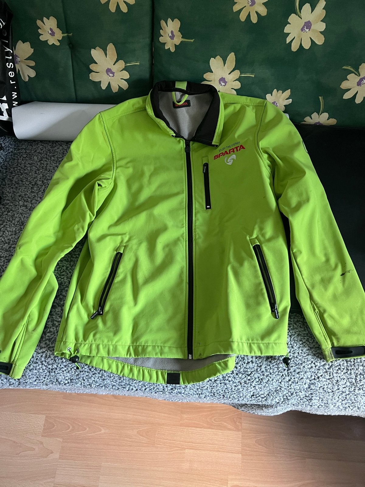Sparta Fietsen Softshell Jas - Comfortabel en Warm, Kleding | Heren, Jassen | Zomer, Gedragen, Maat 56/58 (XL), Groen, Ophalen of Verzenden