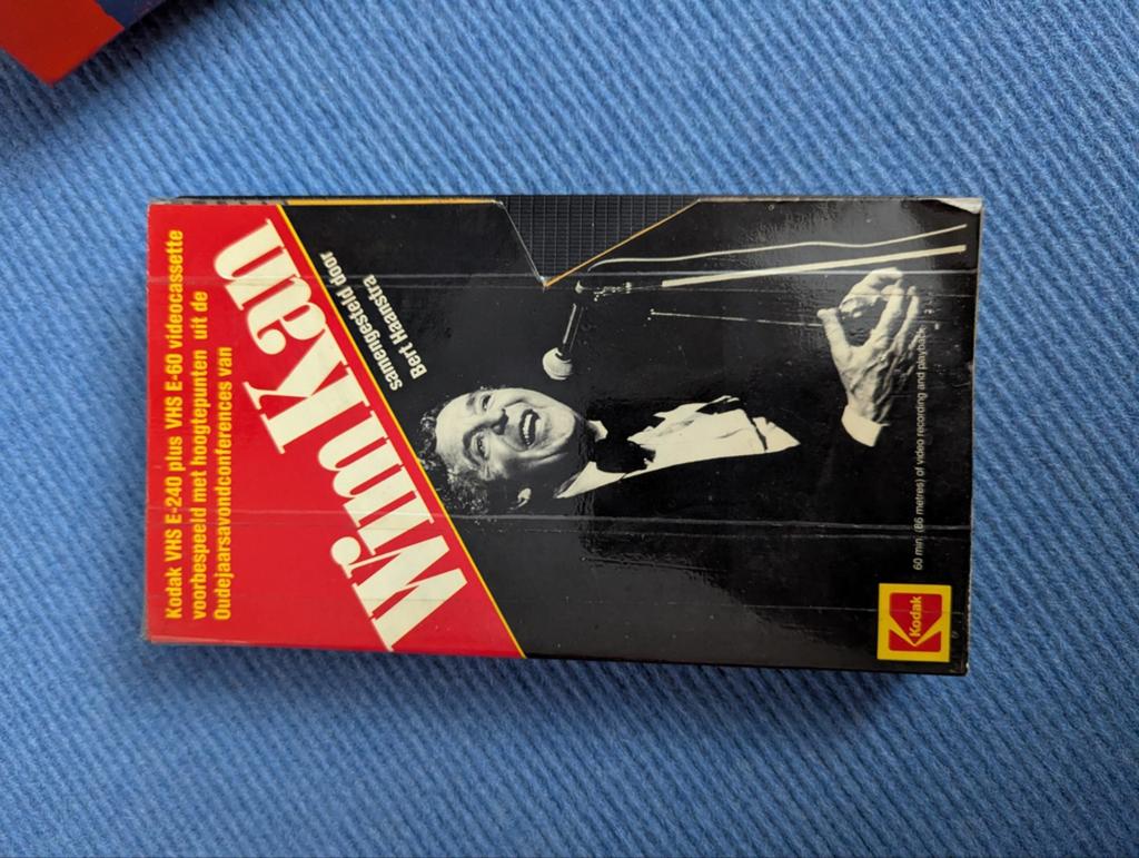 Wim Kan VHS Collectie - Deel 1, 2 en 3, Alle leeftijden, Ophalen of Verzenden, Gebruikt, Komedie