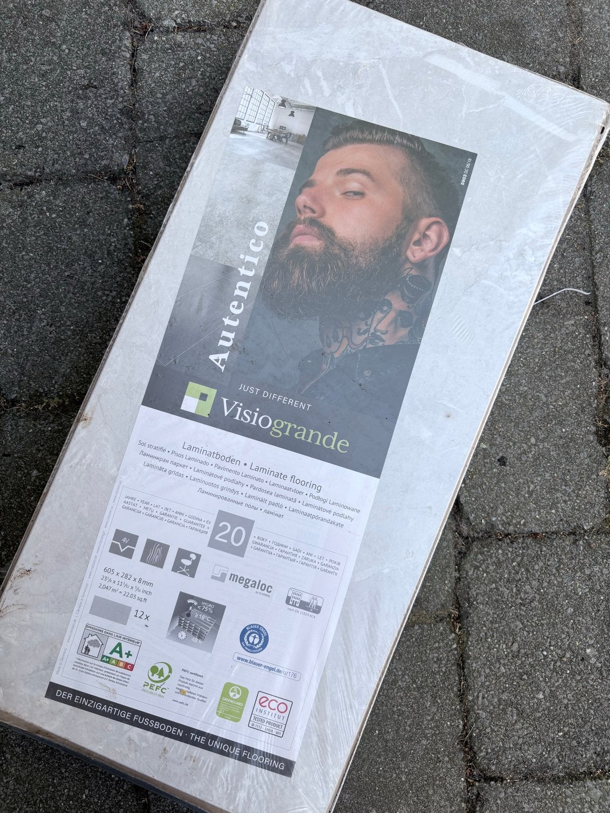 4 pakken Visio Grande Autentico laminaat (marmerlook), Ophalen, 50 tot 150 cm, Nieuw, 5 tot 10 m²