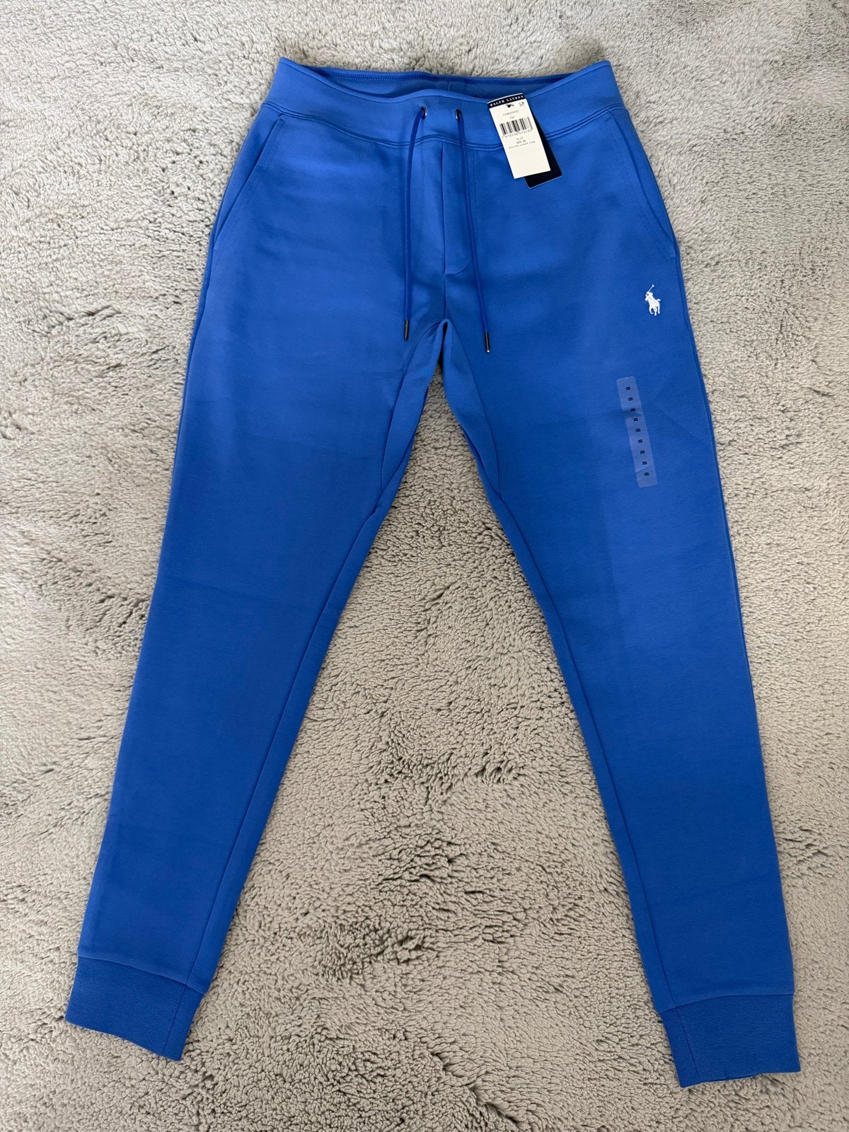 Polo Ralph Lauren Blauwe Joggingbroek XS - Nieuw met kaartje, Ophalen of Verzenden, Nieuw, Maat 46 (S) of kleiner, Blauw